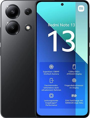 Redmi Note 13 8GB 256GB Black LTE Global spec